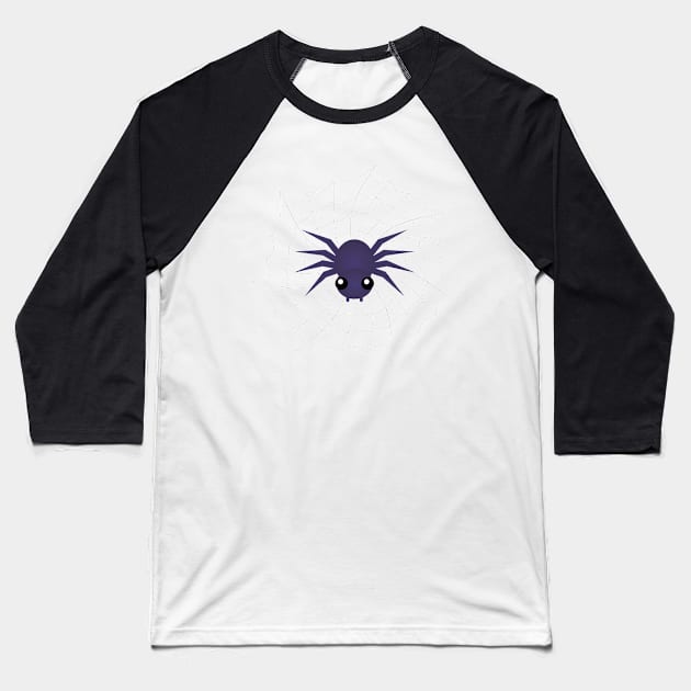 Spider Baseball T-Shirt by Mstiv